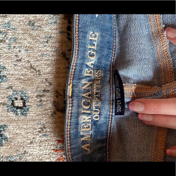 JEANS 3 FOR $50 American Eagle light blue jeggings - Picture 4 of 4